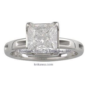 Princess Cut Diamond Engagement Ring 