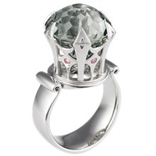 High Tea Cocktail Ring with Tourmaline