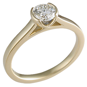 Cathedral cheap bezel setting