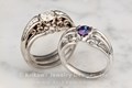 Carved Curls Engagement Rings, Uniquely Sculpted Award-Winning Designs with Elegant Sculpted Details