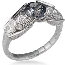 Dragonfly Engagement Ring