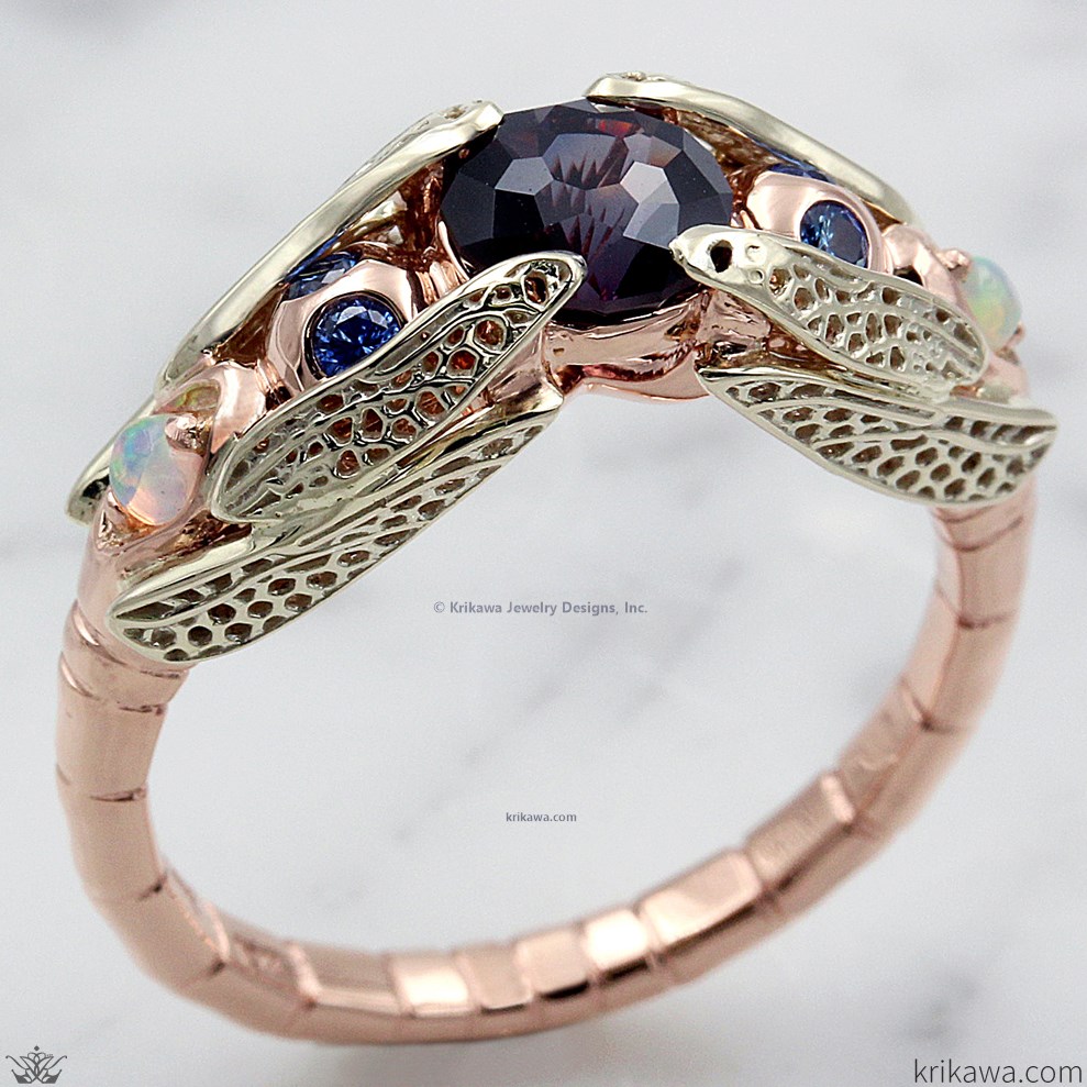 Dragonfly Engagement Ring