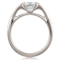 Carved Branch Engagement Ring