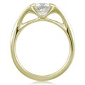 Carved Branch Engagement Ring