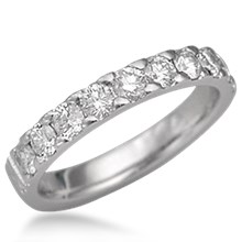 Short Pave Wedding Band