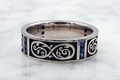 Renaissance Infinity Wedding Band with Sapphires