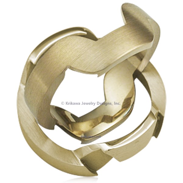 Interlocking Wedding Band 