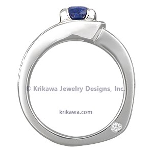  	Mokume Embrace Engagement Ring