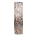 Champagne Mokume Wedding Band