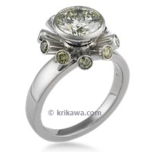 Sputnik Engagement Ring 