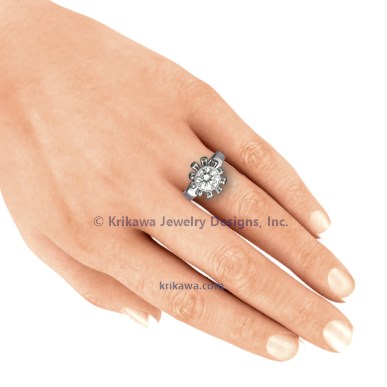 Sputnik Engagement Ring
