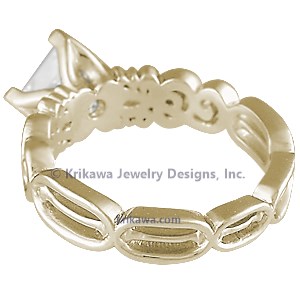 Harmony Treble Clef Engagement Ring