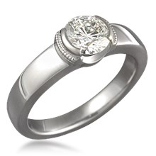 Modern Vintage Engagement Ring