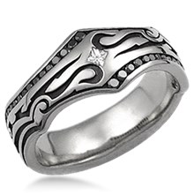 Tribal Wedding Band