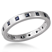 Modern Princess Eternity Wedding Band