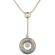 Mokume Life Drop Pendant