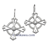 Coptic Cross Earrings
