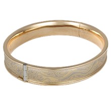 Mokume Bangle Bracelet