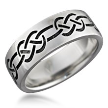 Seven Knot Eternity Wedding Band