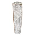 Mokume Wave Engagement Ring - Round