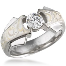 Mokume Bat Ring