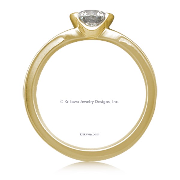 Modern Taper Engagement Ring