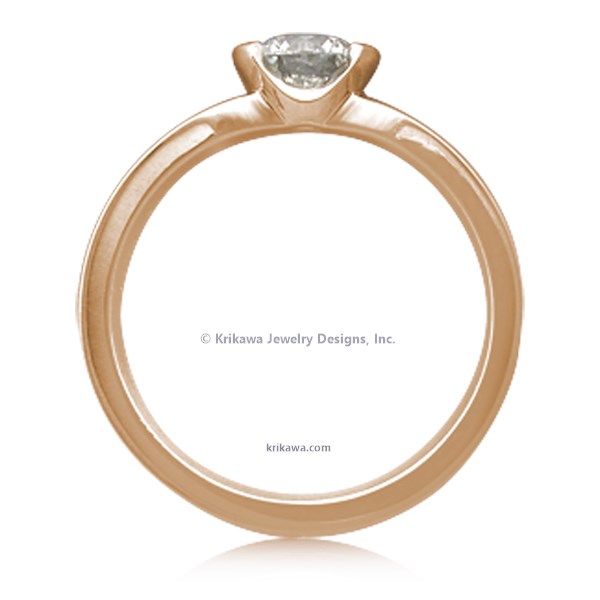 Modern Taper Engagement Ring
