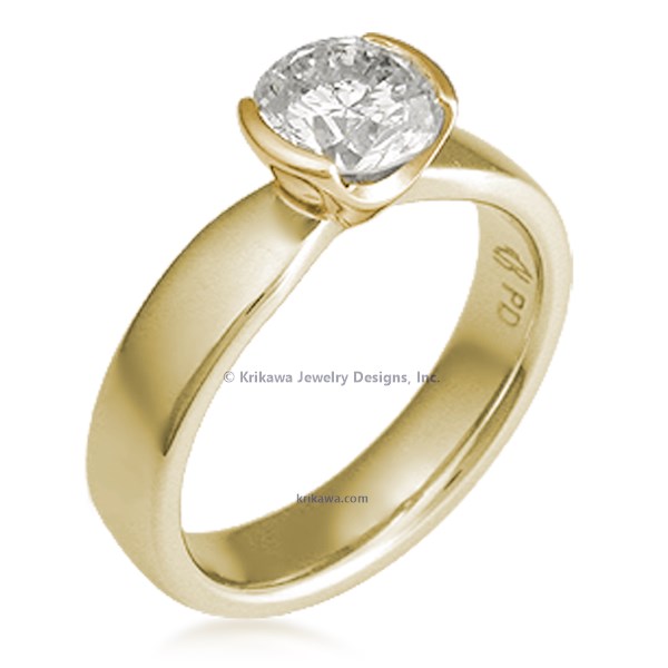 Modern Taper Engagement Ring