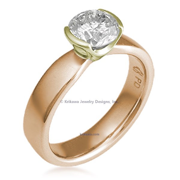 Modern Taper Engagement Ring