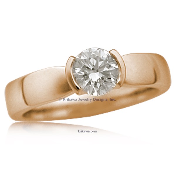 Modern Taper Engagement Ring