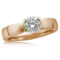 Modern Taper Engagement Ring