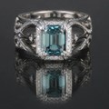 Belle Époque Scaffolding Engagement Ring