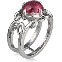 Alien Elegance Scaffolding Engagement Ring