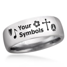 Symbol Wedding Band