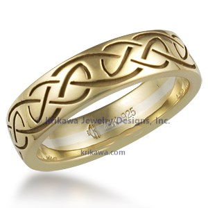 Celtic Knot Eternity Symbol Wedding Band