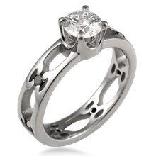Tribal Thorn Engagement Ring