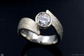 Mokume Twist Engagement Ring