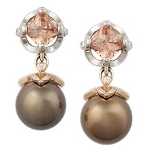 Chocolate Pearl Earrings