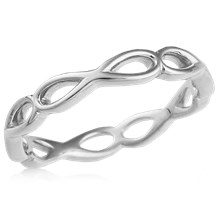 Simple Infinity Wedding Band