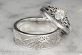 Unique Engagement Ring Set