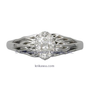 Tree of Life Engagement Ring