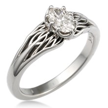 Tree of Life Engagement Ring