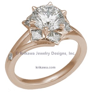 Artistic Unique Engagement Ring