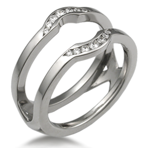 Crescent Diamond Band Enhancer 0.13ctw