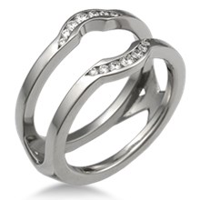 Crescent Diamond Band Enhancer 0.13ctw
