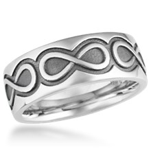 Infinity Eternity Wedding Band