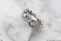 Vine & Leaf Diamond Wedding Band
