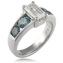 Modern Five Stone Engagement Ring
