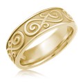 Contemporary Infinity Wedding Band