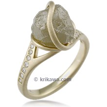 Diamond Orbit Engagement Ring 